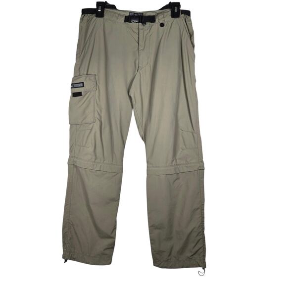 REI Pants - REI Convertible Pants Womens 4 Khaki Nylon Hiking Outdoor Zip Off Cargo Pockets